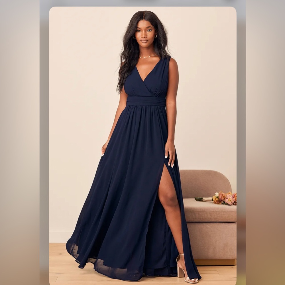 Lulu Navy Maxi Dress
